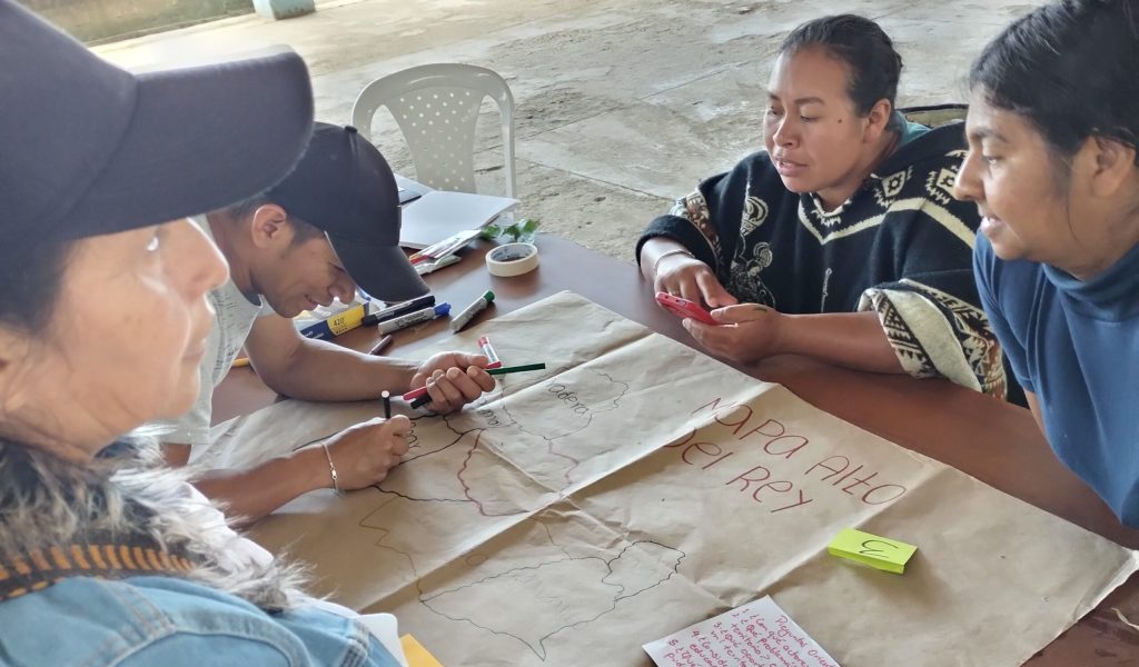 Cartografía social resguardo indigena el Alto del Rey