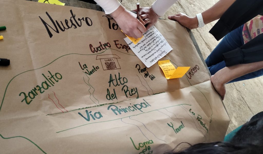 Cartografía social resguardo indigena el Alto del Rey